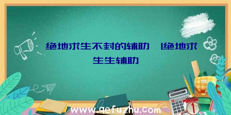 「绝地求生不封的辅助」|绝地求生生辅助